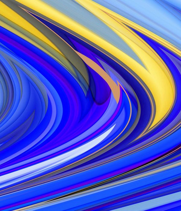 Abstract digital waves representing harmony and technology